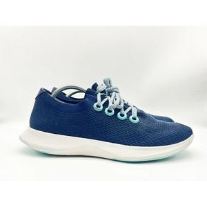 Allbirds Shoes Men Size‎ 12 TD Tree Dasher Blue Knit Lace Up Athletic Sneakers
